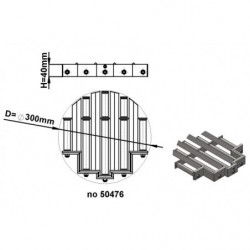 Grille magnétique de trémie (résistance thermique jusqu'à 80 °C) diam. 300 mm