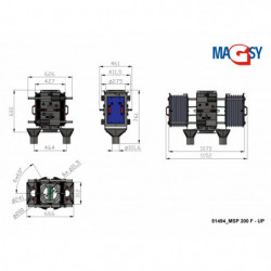 Séparateur magnétique à plaque MSP 200 F-UP-MODEL1