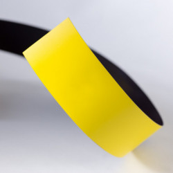 Bande magnétique 50x0,6 mm jaune