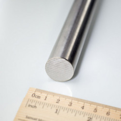 Acier inoxydable 1.4301 – ronds de 25 mm de diamètre, longueur de 1 m