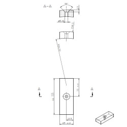 Aimant néodyme avec trou de...