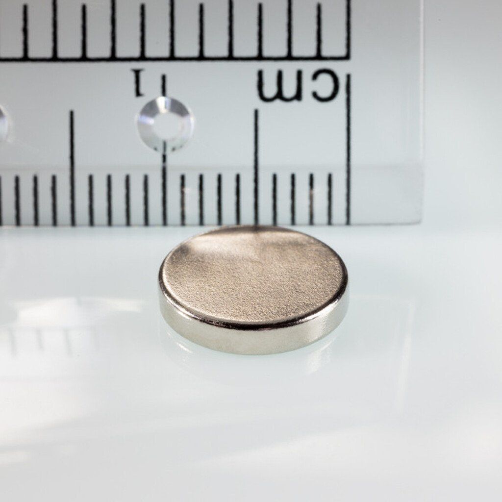 Aimant en néodyme cylindre diamètre 10x2 mm pour les expériences à la maison et à l’école