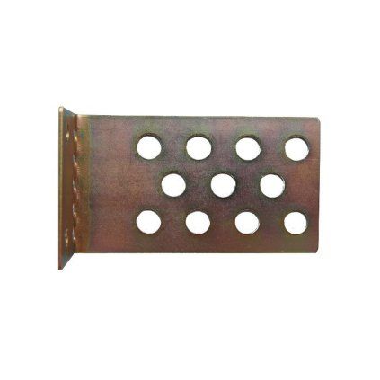Plaque d’ancrage à angle droit pour la pose d’aimants sous carrelage