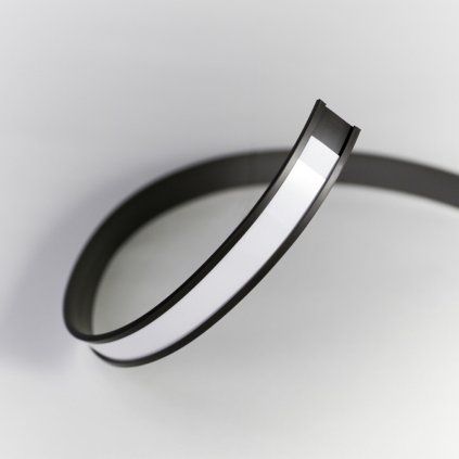 Porte-étiquette magnétique de 20 mm avec bande de papier et film de protection transparent