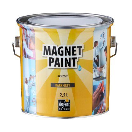 Peinture magnétique de 2,5 litres pour créer une surface aimantée à l’intérieur