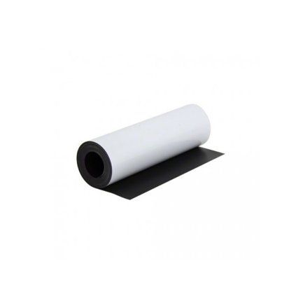 Film magnétique blanc brillant pour voiture, épaisseur 0,7 mm et largeur 62 cm